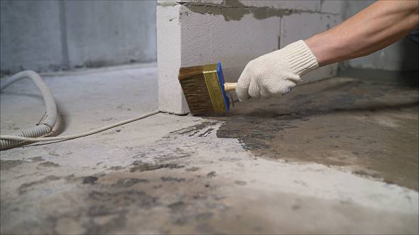 Crawl space vapor barrier installation in Fultonham, OH